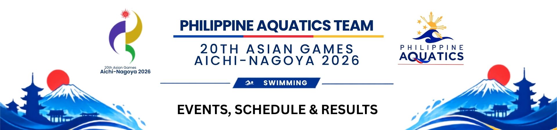 Asian Games 2026 – Swimming Schedule & Results
